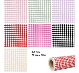 BOBINA PELIPROPILENO PATA DE GALLO 70CMX40M