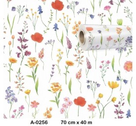 BOBINA POLIPROPILENO PADRO FLORAL 70CMX40M (PERLATO)