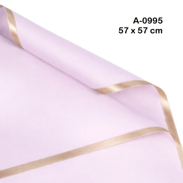 LAMINAS DE POLIPROPILENO PAPEL COREANO 57X57 (20PZS) COLORES SURTIDOS