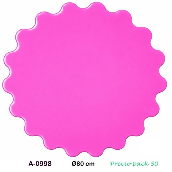 BLONDA POLIPROPILENO 80CM (PAQ 50PZS) FUCSIA