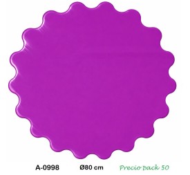 BLONDA POLIPROPILENO 80CM (PAQ 50PZS) LILA