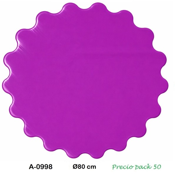 BLONDA POLIPROPILENO 80CM (PAQ 50PZS) LILA