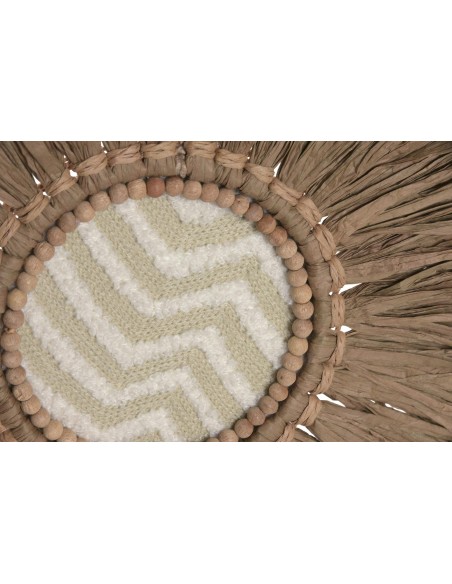 DECORACION PARED RAFIA YUTE 26X1X26 4 SURT.