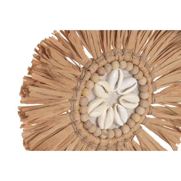 DECORACION PARED SET 5 RAFIA YUTE 31X1,5X31