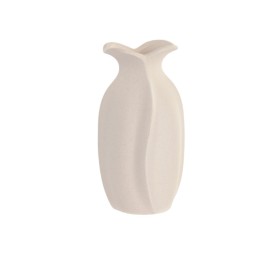 JARRON GRES 15X15X29 RUGOSO BLANCO