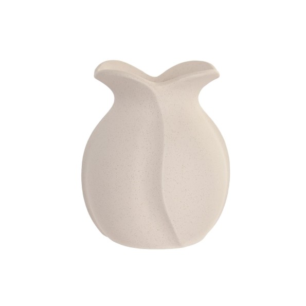 JARRON GRES 15X15X18 RUGOSO BLANCO