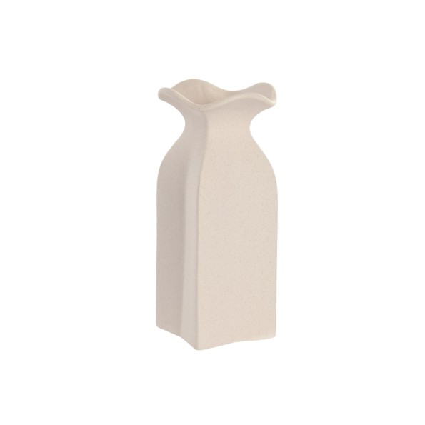 JARRON GRES 13X13X28 RUGOSO BLANCO