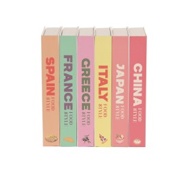 CAJA LIBRO CARTON 18X3,7X25 CIUDADES 6 SURT.