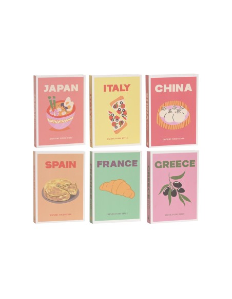 CAJA LIBRO CARTON 18X3,7X25 CIUDADES 6 SURT.