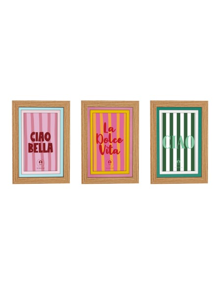 MARCO FOTO 10X15 MDF CRISTAL 11,5X3X16,5 3 SURT.