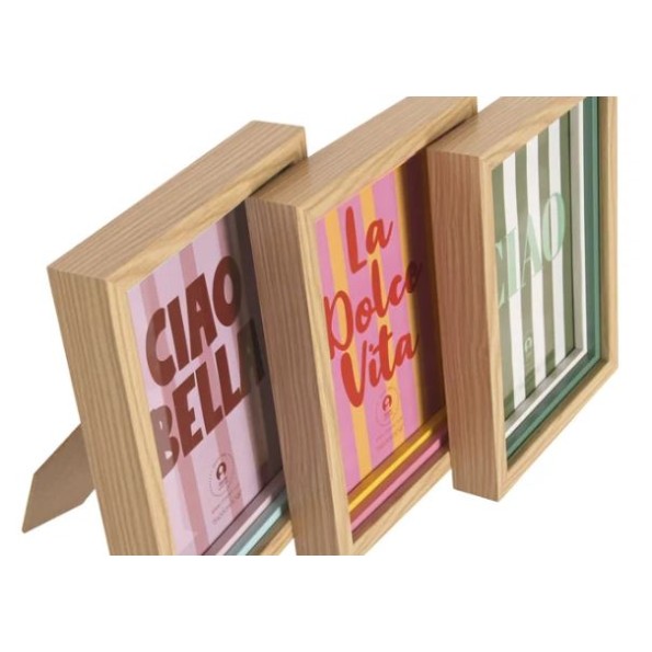 MARCO FOTO 15X20 MDF CRISTAL 16,5X3X21,5 3 SURT.