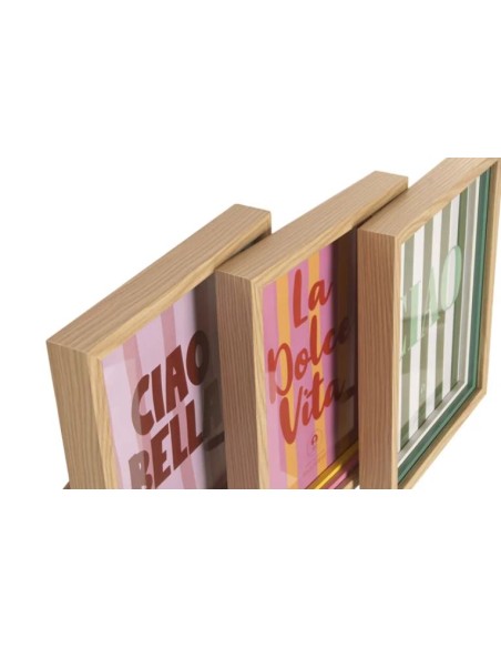 MARCO FOTO 20X25 MDF CRISTAL 21,5X3X26,5 3 SURT.