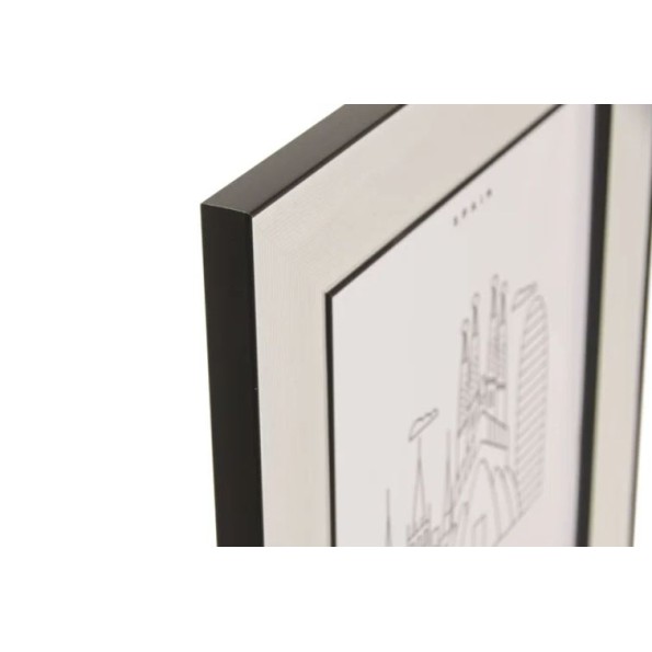 MARCO FOTO SET 3 PS CRISTAL 28X1,4X33 BLANCO