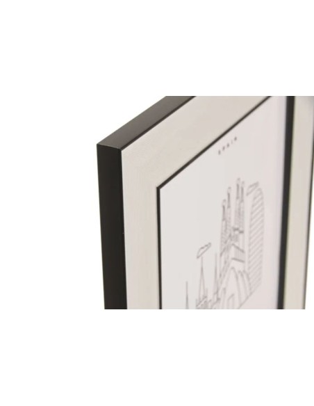 MARCO FOTO SET 3 PS CRISTAL 28X1,4X33 BLANCO