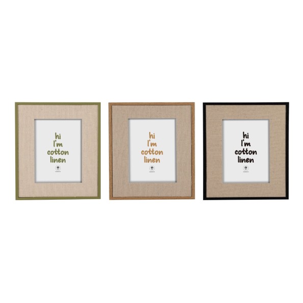 MARCO FOTO 10X15 LINO MDF 16X2X21 3 SURT.