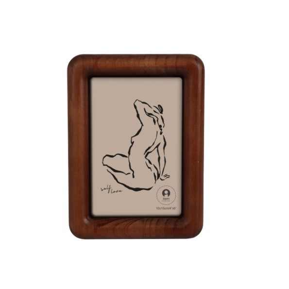 MARCO FOTO 10X15 ACACIA CRISTAL 14X2X19 MARRON