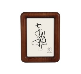 MARCO FOTO 13X18 ACACIA CRISTAL 17X2X22 MARRON