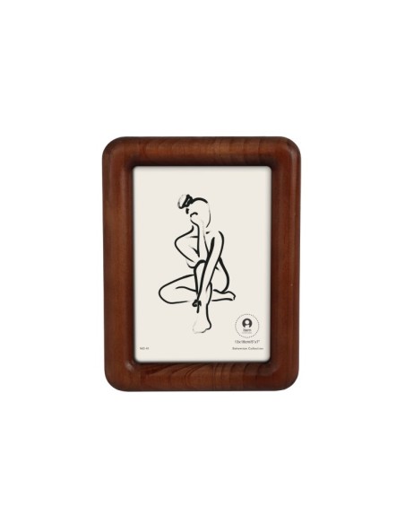 MARCO FOTO 13X18 ACACIA CRISTAL 17X2X22 MARRON
