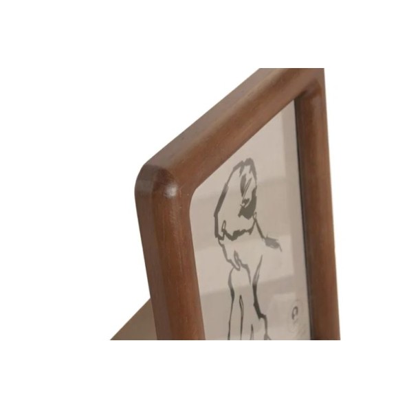 MARCO FOTO 15X20 ACACIA CRISTAL 19X2X24 MARRON