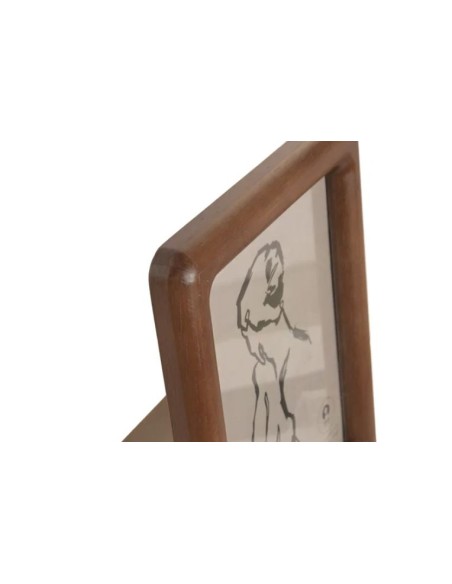MARCO FOTO 15X20 ACACIA CRISTAL 19X2X24 MARRON