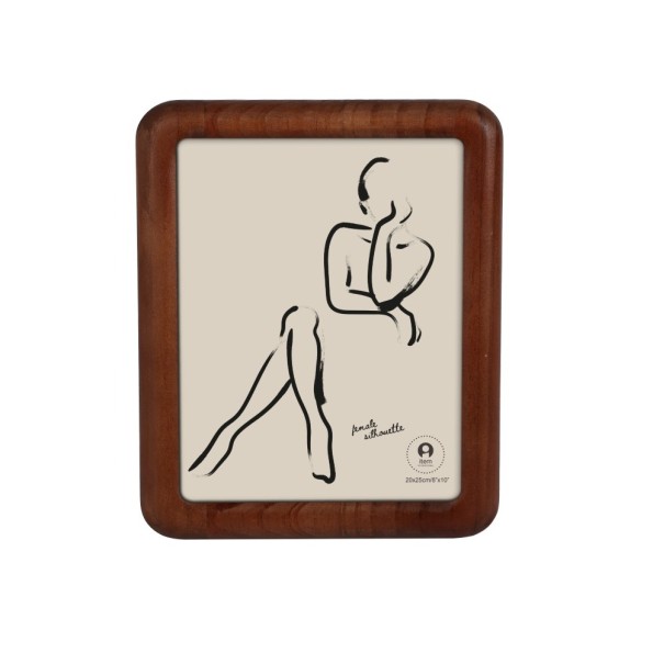 MARCO FOTO 20X25 ACACIA CRISTAL 24X2X29 MARRON