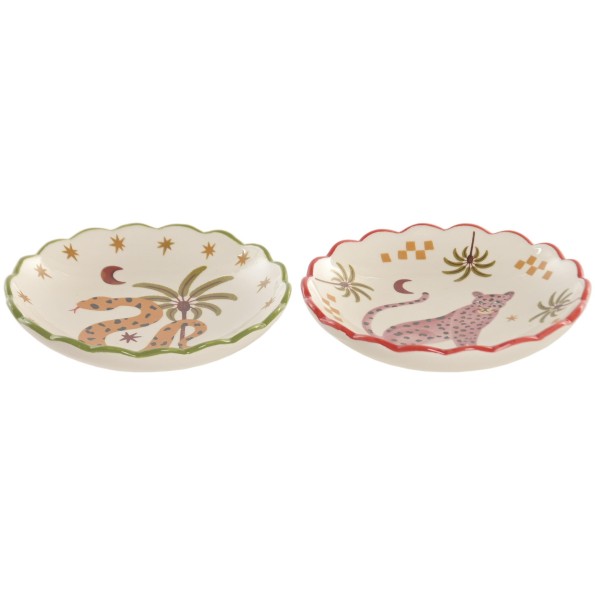 BANDEJA VACIABOLSILLOS CERAMICA 15X15X3 2 SURT.