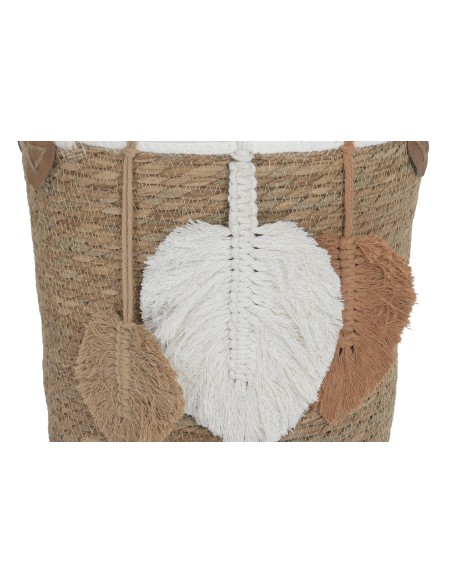 CESTA SET 3 FIBRA ALGODON 38X38X43 NATURAL