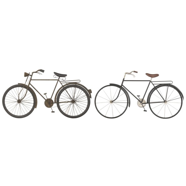 DECORACION PARED METAL 87X5X45 BICICLETA VINTAGE 2