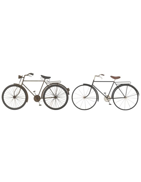 DECORACION PARED METAL 87X5X45 BICICLETA VINTAGE 2