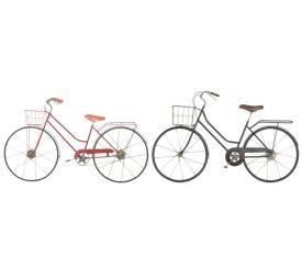 DECORACION PARED METAL 80X4X46 BICICLETA CESTA 2 S