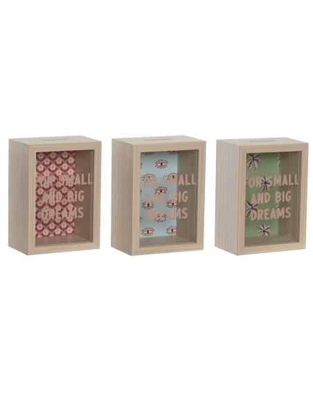 HUCHA MDF CRISTAL 13X8X18 3 SURT.