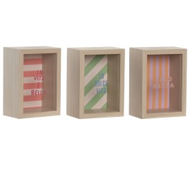 HUCHA MDF CRISTAL 13X8X18 3 SURT.