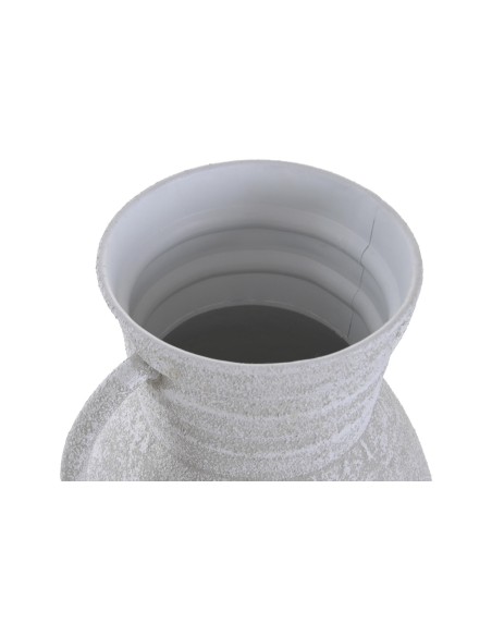 JARRON METAL 25X23X43 ASAS DESGASTADO GRIS
