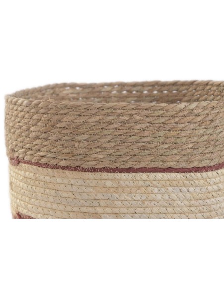 CESTA SET 3 FIBRA 32X32X28 NATURAL