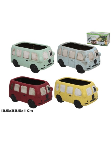 MACETERO AUTOMOVIL RAI 22,5X13,5X11CM 4 SURT.