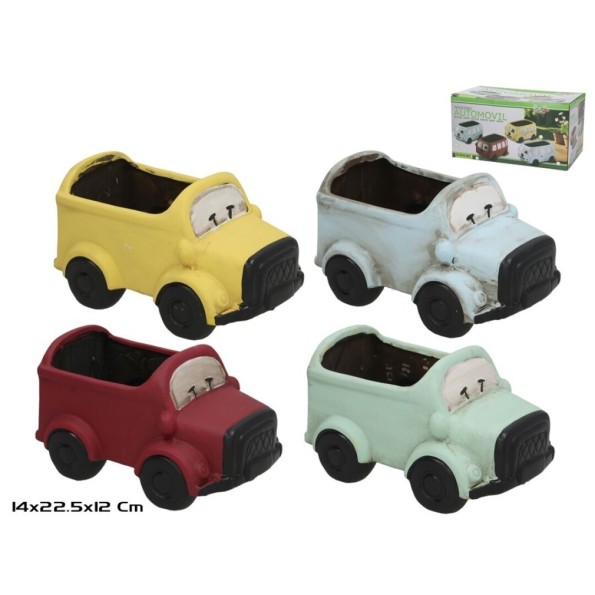 MACETERO AUTOMOVIL RAI 22,5X14X12CMCM 4 SURT.