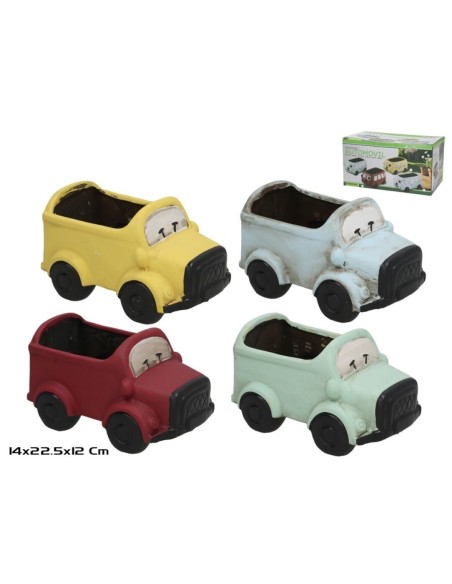 MACETERO AUTOMOVIL RAI 22,5X14X12CMCM 4 SURT.