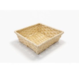 CESTO BAMBU CUADRADO 20x20x6CM