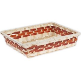 PANERA BAMBU RECTANGULAR CENEFA 28x22x5cm