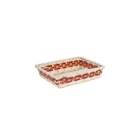 PANERA BAMBU RECTANGULAR CENEFA 28x22x5cm
