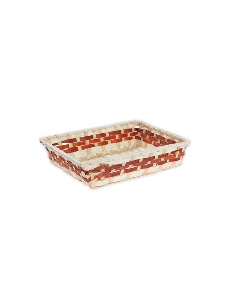PANERA BAMBU RECTANGULAR CENEFA 28x22x5cm