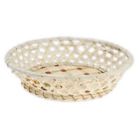 PANERA BAMBU REDONDA CALADA 23dx5cm