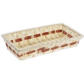 CESTO BAMBU RECTANGULAR CENEFA 30x15x6,5cm