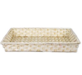 BANDEJA BAMBU RECTANGULAR NATURAL