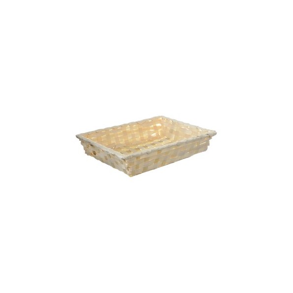 PANERA BAMBU RECTANGULAR COLOR NATURAL 28x22x5cm
