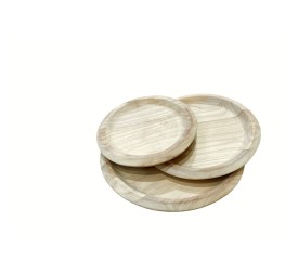 JUEGO 3 CENTROS REDONDOS PLANOS 38x38x4 cm.