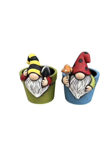 MACETERO ENANOS DENTRO 2/S 17x14,3x20 cm.