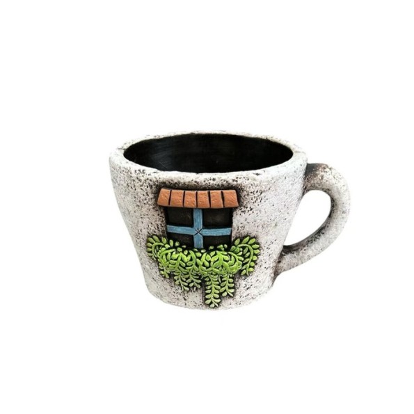 MACETERO TAZA VILLA M 16,8x13,7x9 cm.