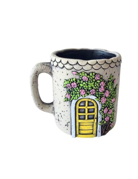 MACETERO TAZA TORRE L 19,8x15,7x16 cm.