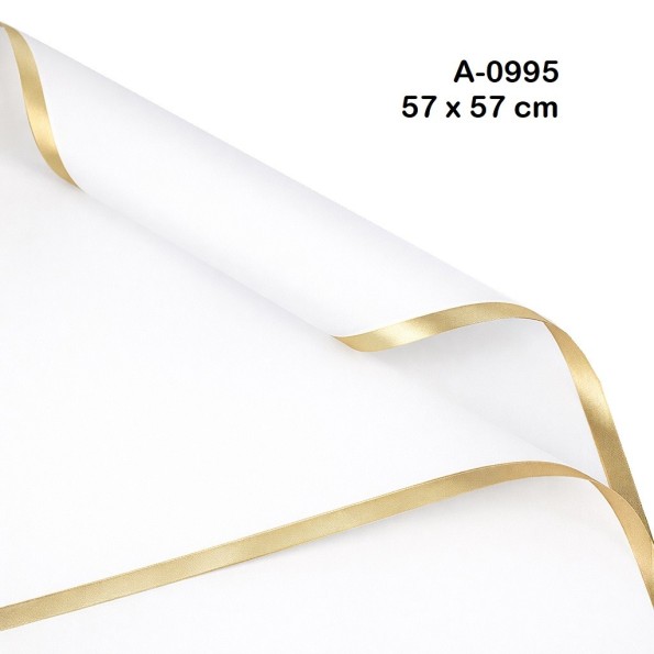 LAMINAS DE POLIPROPILENO PAPEL COREANO 57X57 (20PZS) COLORES SURTIDOS